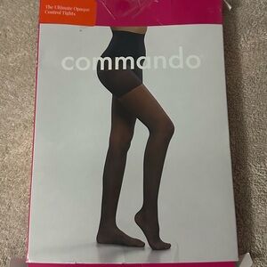 Commando the ultimate opaque control tights medium nude size medium New